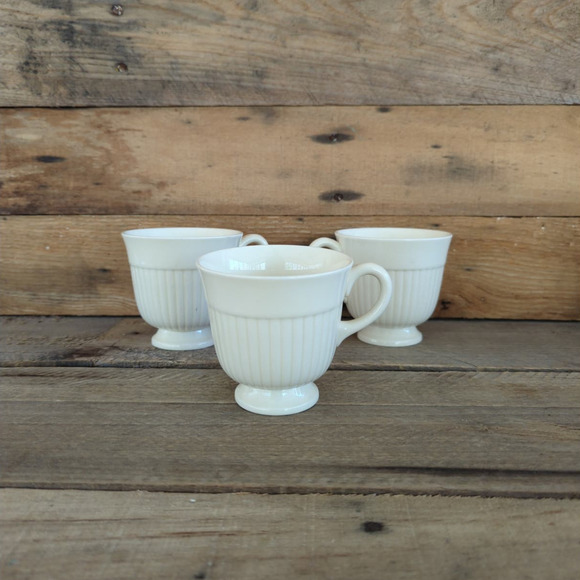 Vintage Wedgwood Edme Footed Cup Crafted in England Set of Three - Picture 5 of 11
